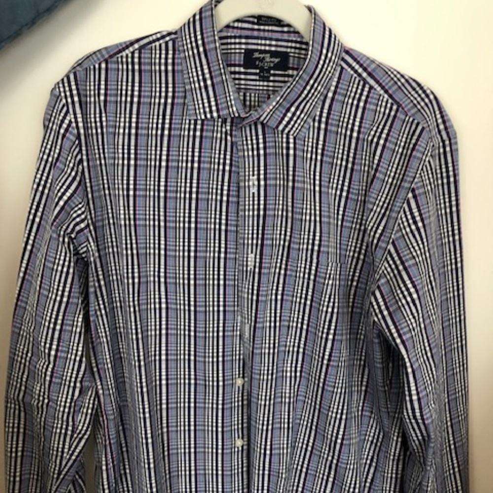 Long sleeve plaid dress shirt J.Crew